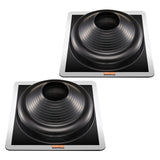 VEVOR 2 Pcs Metal Roof Pipe Flashing Boots Fit 170-355 mm Pipe High Temp EDPM - Extra Image