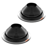 VEVOR 2 Pcs Metal Roof Pipe Flashing Boots Fit 150-280 mm Pipe High Temp EDPM - Extra Image