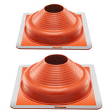 VEVOR 2 Pcs Metal Roof Pipe Flashing Boot Fit 170-355 mm Pipe High Temp Silicone