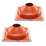 VEVOR 2 Pcs Metal Roof Pipe Flashing Boot Fit 170-355 mm Pipe High Temp Silicone - Extra Image