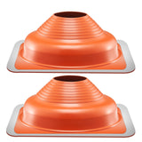 VEVOR 2 Pcs Metal Roof Pipe Flashing Boot Fit 160-300 mm Pipe High Temp Silicone