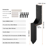 VEVOR Fence Post Anchor Repair Kit 6 Pack Inner Support Stakes Repair - Extra Image