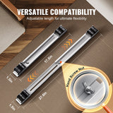 VEVOR Heavy Duty Furniture Appliances Rollers, 660 lbs Total Load, Extendable Appliance Rollers Mobile Washing Machine Base, Fridge Stand Dolly Movers for Refrigerators, Dryers, Dishwashers, White - Side View