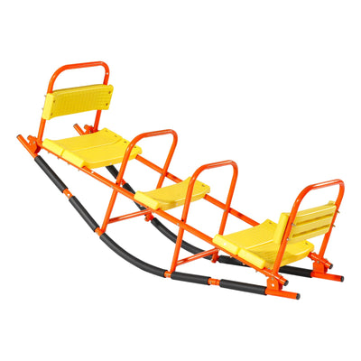 VEVOR Kids Seesaw 90 kg Capacity Metal Rocking Teeter Totter with Handles