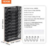 VEVOR File Wall Rack Mesh Wall File Holder 1-Piece 10 Pockets for Office/School