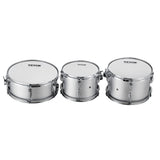 VEVOR Adult Drum Set, 5-Piece, 558.8 mm Complete Full Size Drum Kit with Bass Toms Snare Floor Drum Adjustable Throne Stands Cymbal Hi-Hat Pedal and Drumsticks, Beginner Drum Kit for Adults, Silver