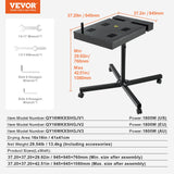 VEVOR Flash Dryer, 16 x 16 inch Flash Dryer for Screen Printing, 0-750??Temperature Control, High Power Silk Screen Printing Dryer with Height Adjustable Stand, 360? Rotation, T-Shirt Curing Machine