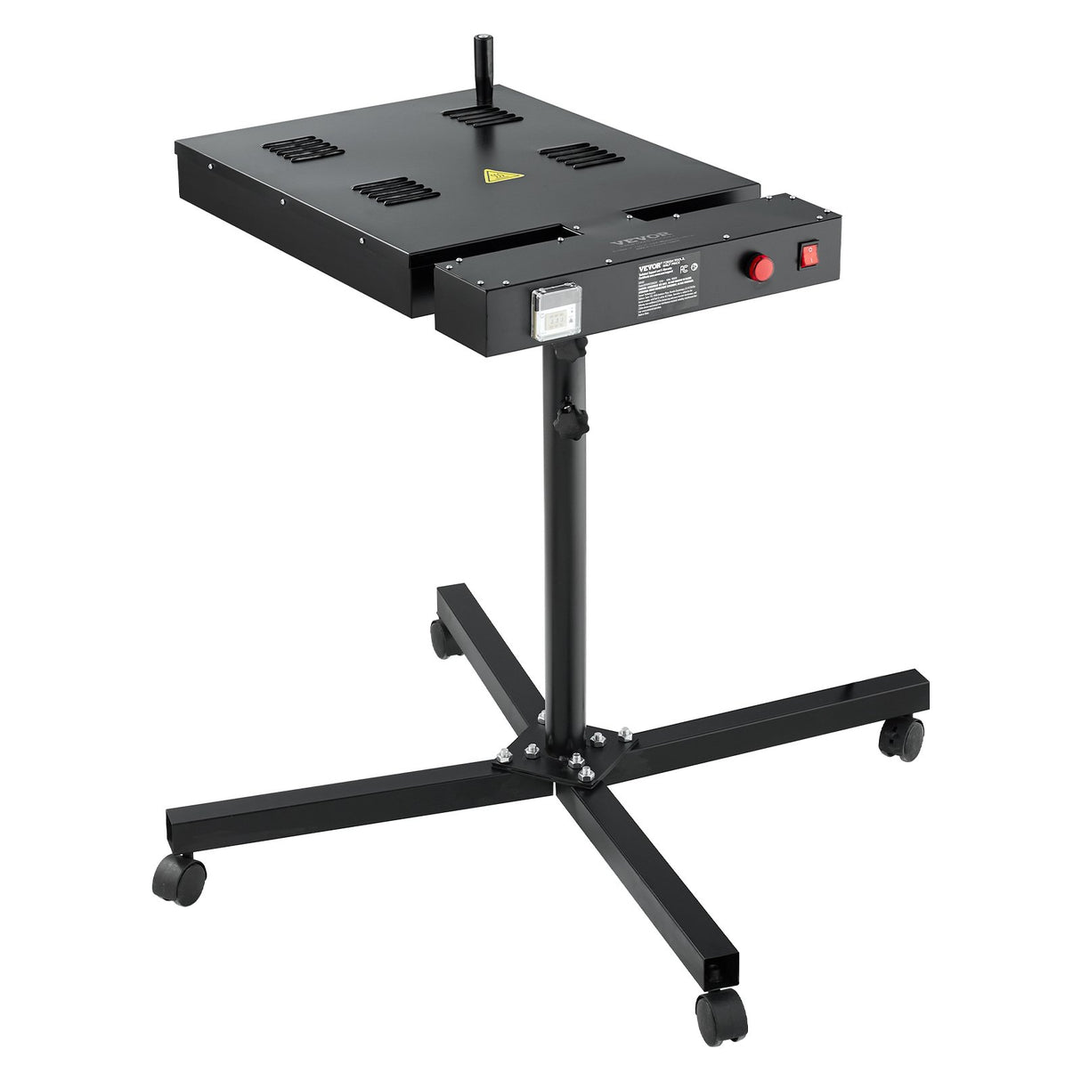 VEVOR Flash Dryer, 18 x 25 inch Flash Dryer for Screen Printing, 0-750??Temperature Control, High Power Silk Screen Printing Dryer with Height Adjustable Stand, 360? Rotation, T-Shirt Curing Machine