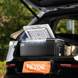 VEVOR Portable Car Refrigerator Freezer Compressor 15L Single Zone for Car Home - Low Angle