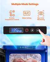 VEVOR Portable Car Refrigerator Freezer Compressor 20L Single Zone for Car Home - 45-Degree Angle