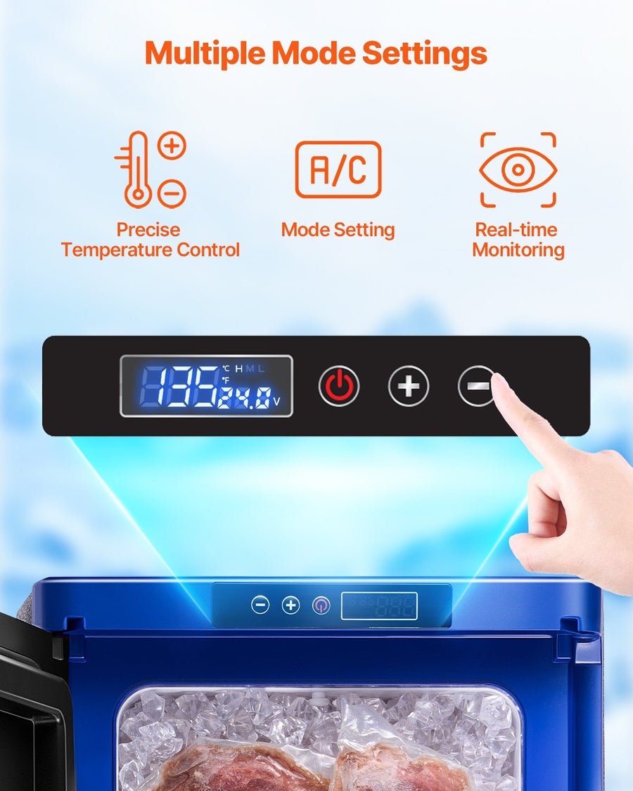 VEVOR Portable Car Refrigerator Freezer Compressor 35L Single Zone for Car Home, image 5