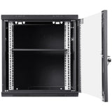 VEVOR Wall Mount Network Server Cabinet, 393.7 mm Deep, Server Rack Cabinet Enclosure, 90.72 kg Max. Ground-mounted Load Capacity, with Locking Glass - Extra Image