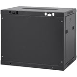 VEVOR 9U Wall Mount Network Server Cabinet, 39.37 cm Deep, Server Rack Cabinet Enclosure, 90.7 kg Max. Ground-mounted Load Capacity, with Locking Glass Door Side Panels, for IT Equipment, A/V Devices - Extra Image
