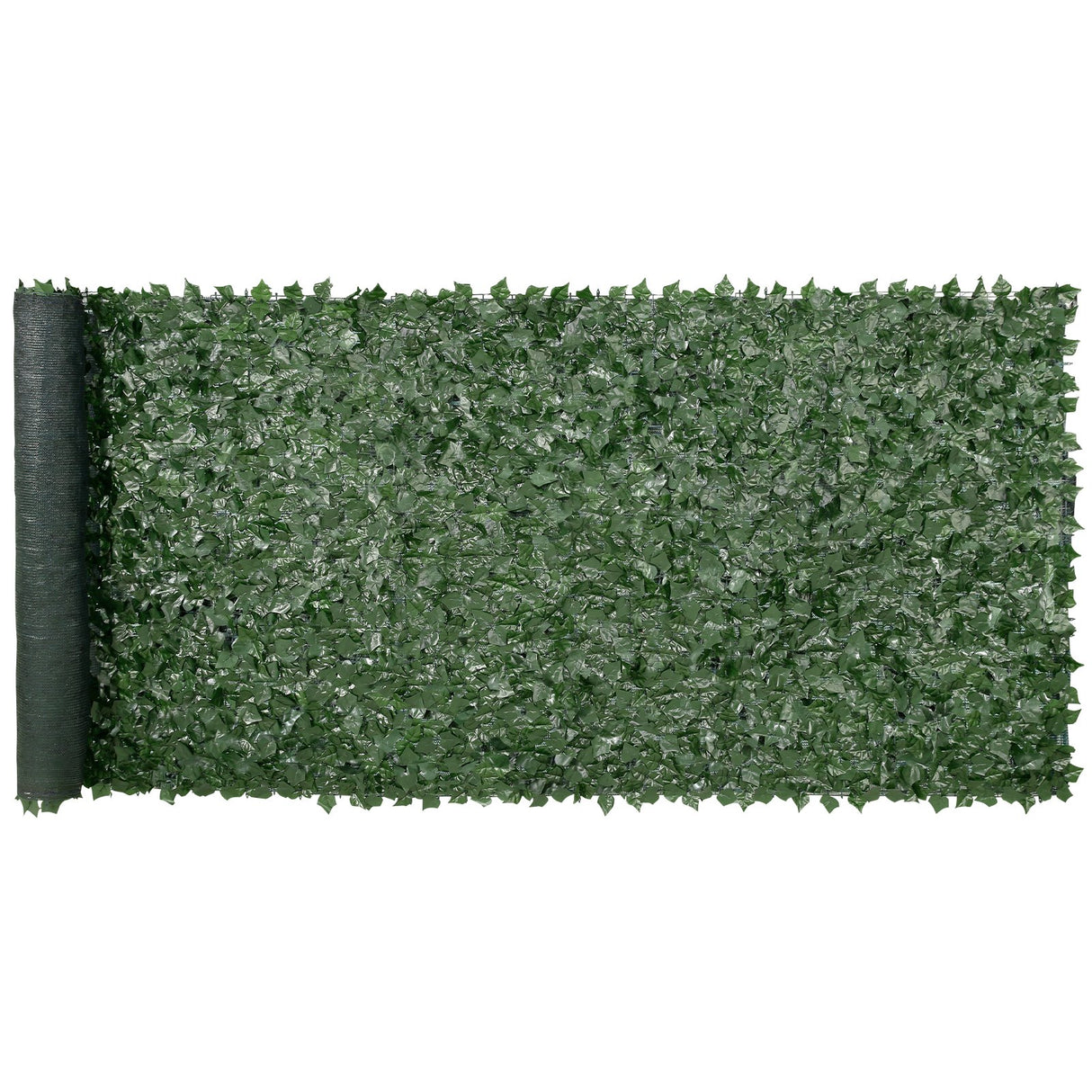 VEVOR Ivy Privacy Fence, 59 x 158in Artificial Green Wall Screen, Greenery Ivy Fence w/ Mesh Cloth Backing and Strengthened Joint, Faux Hedges Vine Leaf Decoration for Outdoor Garden, Yard, Balcony