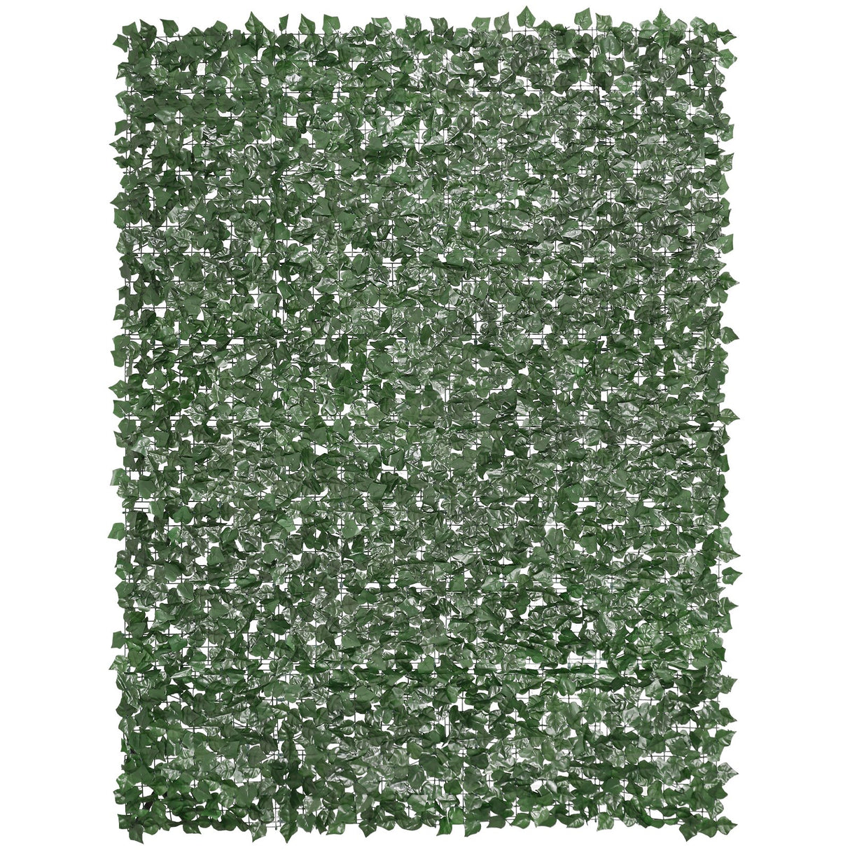 VEVOR Ivy Privacy Fence, 2440 x 1830 mm Artificial Green Wall Screen, Greenery Ivy Fence with Strengthened Joint, Faux Hedges Vine Leaf Decoration for