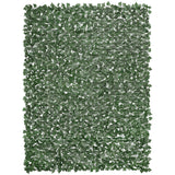 VEVOR Ivy Privacy Fence, 2440 x 1830 mm Artificial Green Wall Screen, Greenery Ivy Fence with Strengthened Joint, Faux Hedges Vine Leaf Decoration for