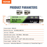 VEVOR Whole House Salt Free Descaler Physical Scale Descaler System SAAS Alloy - Close-Up Angle