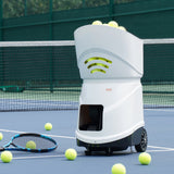 VEVOR Tennis Ball Machine Automatic Portable Ball Launcher Training Practice - Low Angle