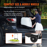 VEVOR Tennis Ball Machine Automatic Portable Ball Launcher Training Practice - 45-Degree Angle