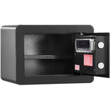 VEVOR Safe, 0.5 Cubic Feet Home Safe, Steel Security Safe with Digital Keypad and 2 Keys, Wall-Mounted Cabinet Safe Protect Cash, Gold, Jewelry, Documents for Home, Hotel, 350 x 250 x 250 mm