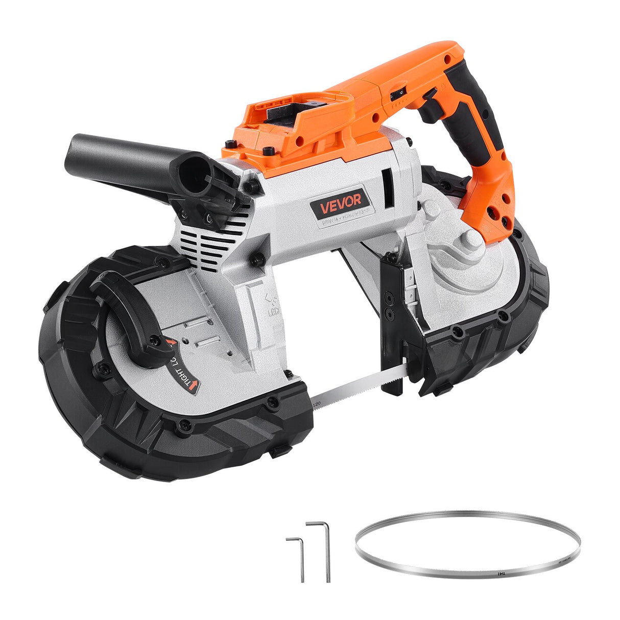 VEVOR Portable Cordless Band Saw 5-Inch Deep Cut Variable Speed (Bare Tool)