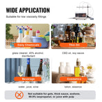 Liquid Filling Machine, 10-4000ml Filling Capacity, Automatic Bottle Filler Machine Bottling Machine Digital Control for Milk, Water, Wine, Beverage, Soy Sauce, Vinegar, Alcohol (Double Nozzle)