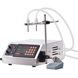 VEVOR Liquid Filling Machine, 10-4000ml Filling Capacity, Automatic Bottle Filler Machine Bottling Machine Digital Control for Milk, Water, Wine, Beverage, Soy Sauce, Vinegar, Alcohol (Double Nozzle) - Extra Image