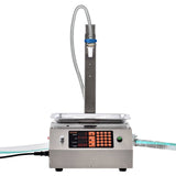 VEVOR Liquid Filling Machine, 30-15000 g Weighing Capacity, Automatic Bottle Filler Machine Bottling Machine Digital Control for Milk, Water, Oil, Wine, Beverage, Detergent, Shampoo (Single Nozzle)