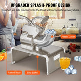 VEVOR Commercial Ice Shaver Crusher, 661lbs Per Hour Electric Snow Cone Maker, 350W Shaved Ice Machine with Dual Blades for Parties Events Snack Bar,