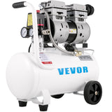 VEVOR Air Compressor 6.6 Gallon, Portable Air Compressor 1 HP, Oil Free Air Compressor Steel Tank 750W,  Pancake Air Compressor 115 PSI, Ultra Quiet Compressor for Home Repair, Tire Inflation - Extra Image