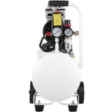 VEVOR Air Compressor 6.6 Gallon, Portable Air Compressor 1 HP, Oil Free Air Compressor Steel Tank 750W,  Pancake Air Compressor 115 PSI, Ultra Quiet Compressor for Home Repair, Tire Inflation