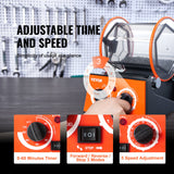 VEVOR 3kg Rotary Tumbler Surface Polisher Jewelry Polish Finish Machine Gem DIY - Top-Down View
