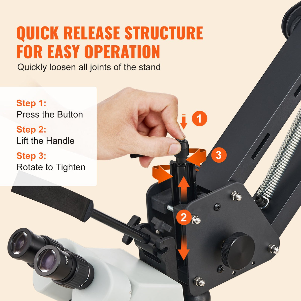 Multi-Directional Microscope with Spring Bracket, 7X-45X Magnification Jewelry Microscope, Micro Jewelry Inlaid Stand with Integrated USB Ring LED Light, Jewelers Microscope for Jewelry Inlay