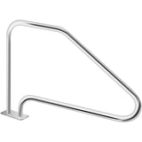 VEVOR Swimming Pool Handrail Ladder Handrail Stainless Steel Rail w/ Base Plate