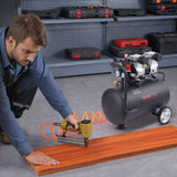 VEVOR Air Compressor Compact Portable Oil Free Compressor 30L 90 PSI