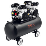 VEVOR Air Compressor Compact Portable Oil Free Compressor 75L 90 PSI - Low Angle