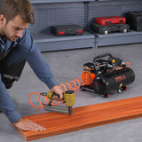 VEVOR Air Compressor Compact Portable Oil Free Compressor 8L 8bar - Low Angle