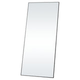 VEVOR Full Length Mirror, 1800x785 mm, Extra Large Standing Hanging or Leaning Rectangle Floor Mirror with Tempered Glass Aluminum Alloy Frame, Full Body Dressing Mirror for Living Room Bedroom, Black - Extra Image