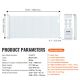 VEVOR Retractable Baby Gate, 34.2