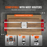 Router Sled, 1625 mm, Portable and Easy to Adjust Slab Flattening Jig, DIY Woodworking Router Sled for Flattening Slabs, Slab Guide Jig Trimming Planing Machine for Wood Flattening, Home DIY