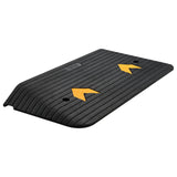 VEVOR Upgraded Rubber Threshold Ramp, 7.6 cm Rise Door Ramp with 1 Channel, Natural Rubber Car Ramp with Non-Slip Textured Surface, 150 tons Load Capacity Curb Ramp for Wheelchair and Scooter - Extra Image