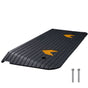 Rubber Threshold Ramp, 5 cm Rise Threshold Ramp Doorway, Recycled Rubber Power Threshold Ramp Rated 15 tons Load Capacity, Non-Slip Surface Rubber Solid Threshold Ramp for Wheelchair and Scooter