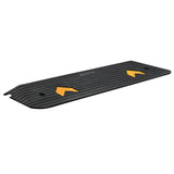 VEVOR Upgraded Rubber Threshold Ramp, 2.5 cm Rise Wheelchair Ramp Doorway, Natural Curb Ramp Rated 15 tons Load Capacity, Non-Slip Textured Surface Rubber Curb Ramp for Wheelchair and Scooter - Extra Image
