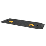 VEVOR Upgraded Rubber Threshold Ramp, 2.5 cm Rise Wheelchair Ramp Doorway, Natural Curb Ramp Rated 15 tons Load Capacity, Non-Slip Textured Surface Rubber Curb Ramp for Wheelchair and Scooter - Extra Image