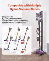 VEVOR Vacuum Stand for Dyson Multi-Models Storage Bracket Holder with 6 Hooks - Front View