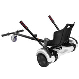 VEVOR Hoverboard Seat Attachment, Compatible with All 16.5cm20.3cm21.6cm25.4 Hoverboards,Grips Control,Adjustable Frame Length and 99.8 kg Load