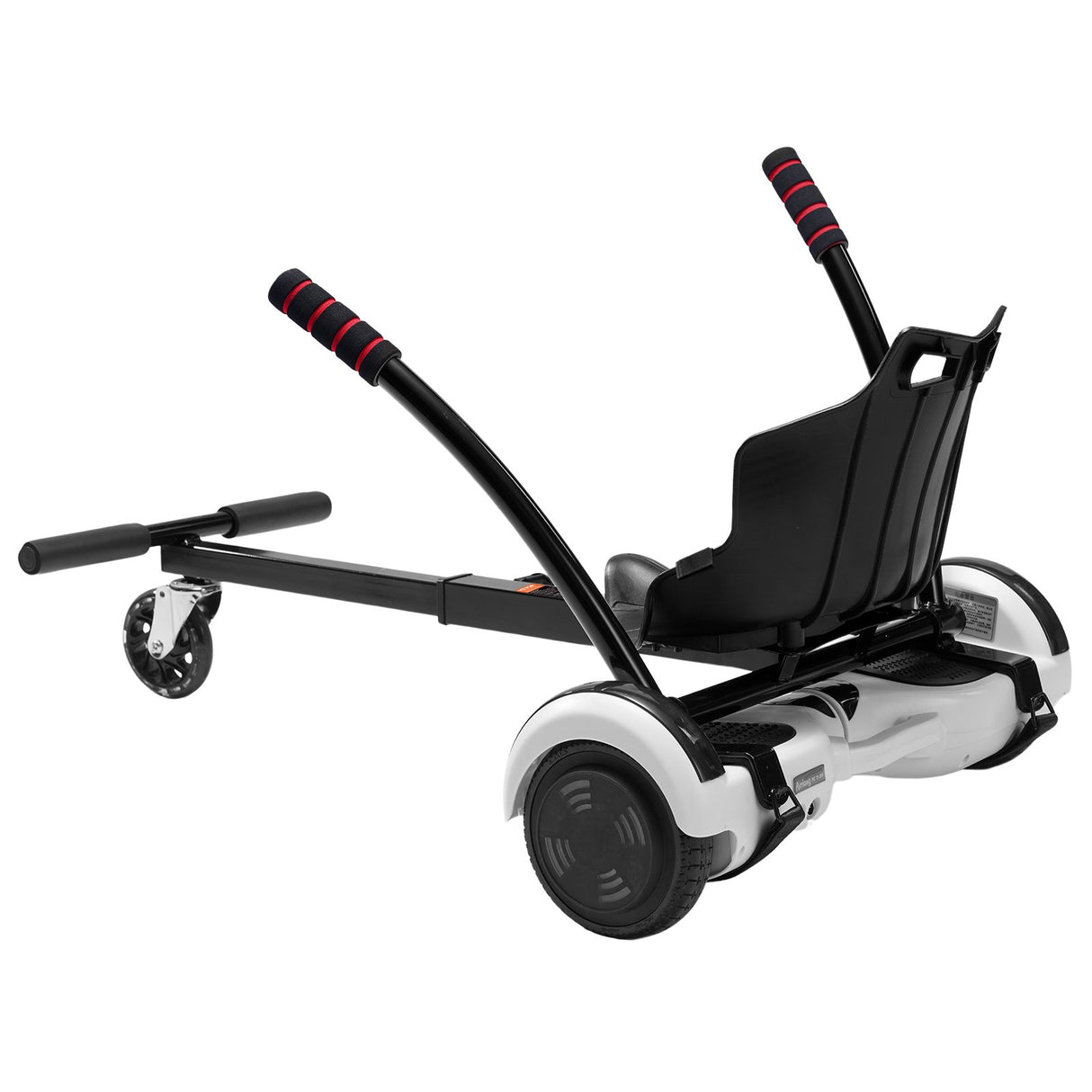 VEVOR Hoverboard Seat Attachment,for 16.5cm20.3cm21.6cm25.4cmHoverboards,with LED Lights,Grips Control,Adjustable Frame Length and 99.8 kg Load Capacity,Hover Board Go Karts Accessory, for Kids Adults