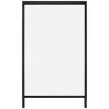 VEVOR A Frame Sidewalk Sign, 61x91cm Heavy Duty Slide-in Signboard Holder, Double-Sided Folding Sandwich Board Signs, Steel Pavement Sign Poster for Outdoor Business Street Advertising (Frame only) - Extra Image