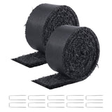 VEVOR 2 Rolls Rubber Mulch Roll for Landscaping 120 x 4.5in Rubber Mulch Mat