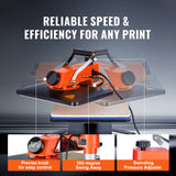 VEVOR Heat Press Machine 12x15in 5in1 Sublimation Transfer T-shirt Plate Mug Cup - Top-Down View